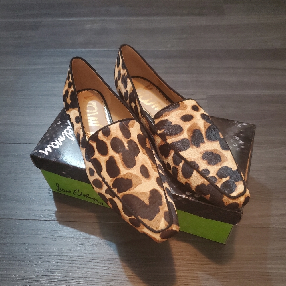 Sam Edelman Calf Hair Emile Loafers